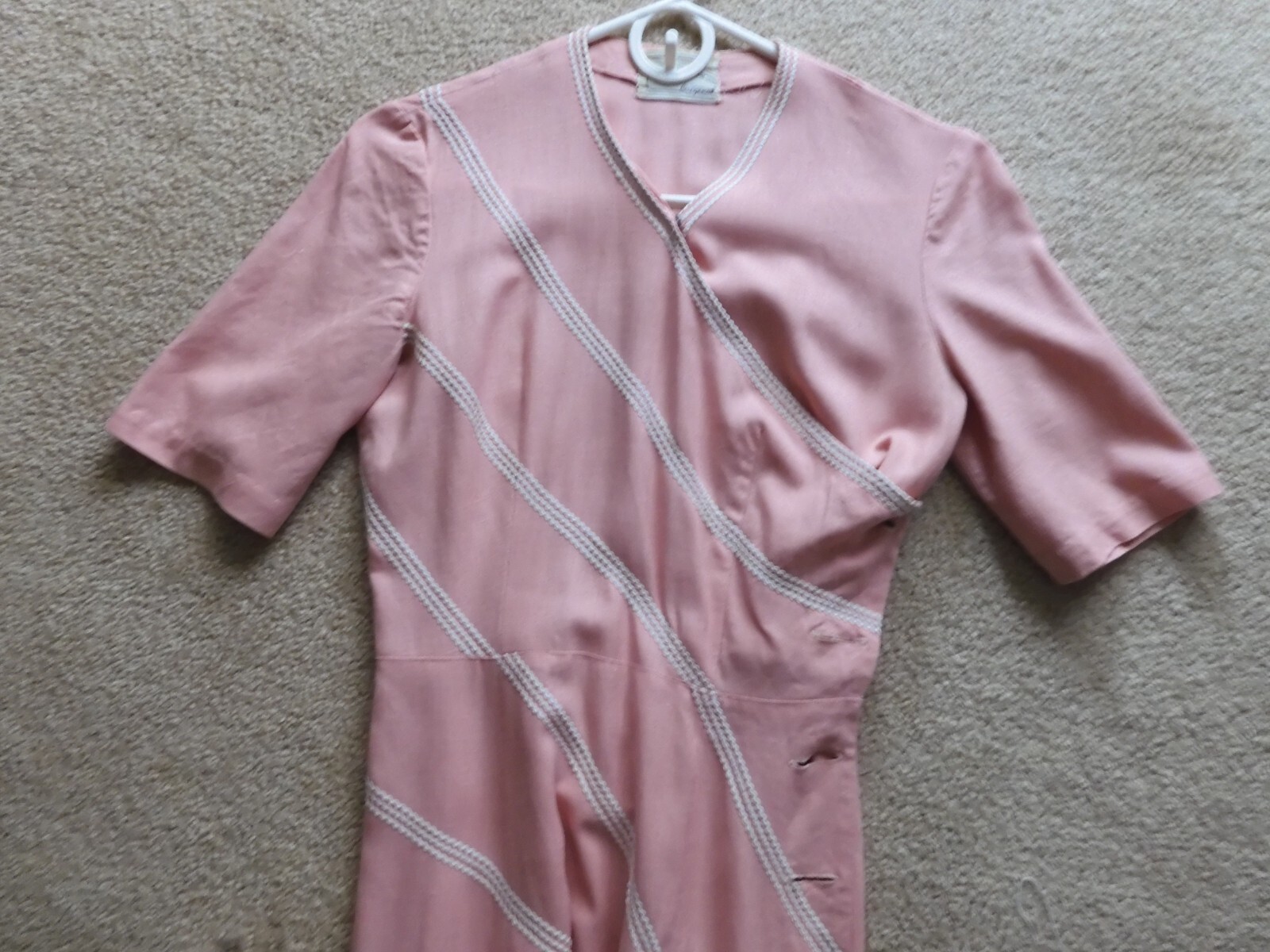 VINTAGE 1950s PAUL SACHS ORIGINAL PINK DRESS