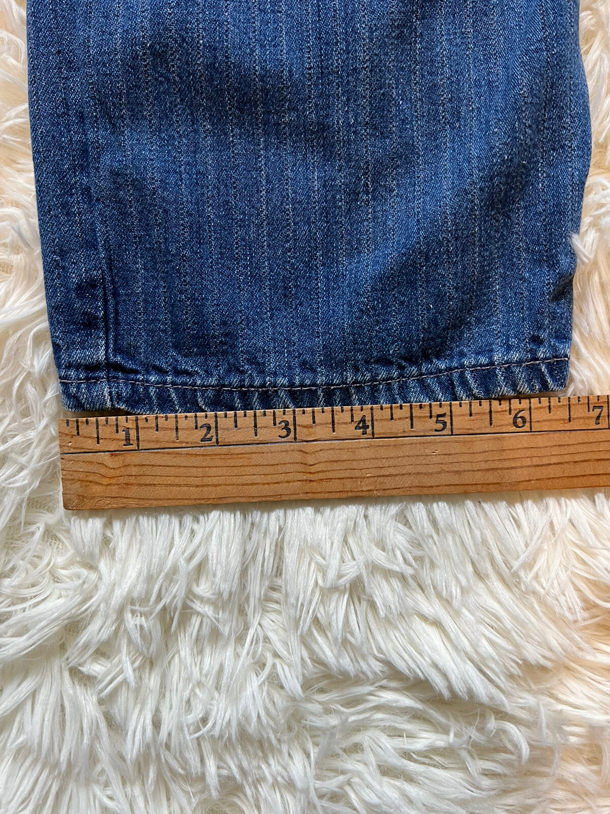 Vintage 70s Lee Jeans Tapered Pin Stripe Talon 42 Zipper