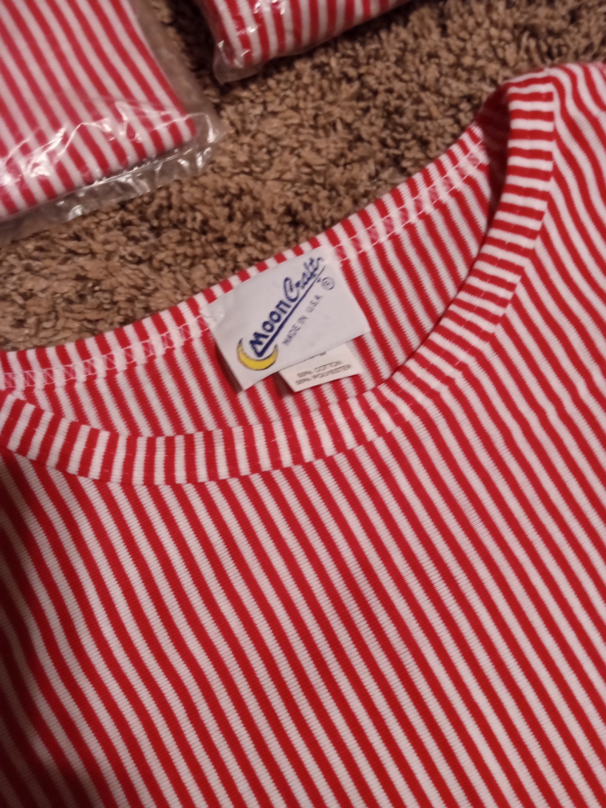 Lot Of 13 Vtg Mooncraft Made In U.S.A. 90s Striped Shirt Women’s SIZE M/L 14-22