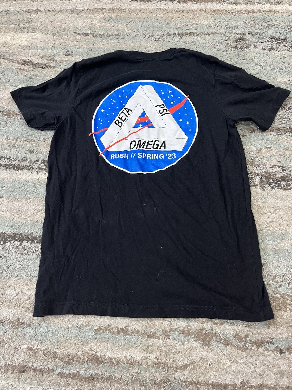 Beta Psi Omega Rush 2023 Space Themed Tshirt