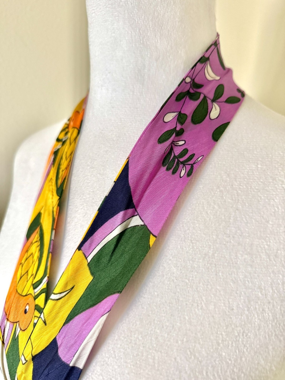 Vintage 1960s Psychedelic Print Multi Purpose Sash