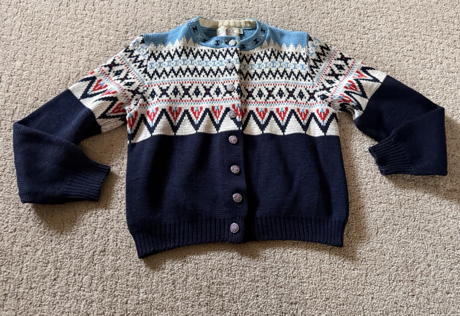 Vintage Jersild 100% Virgin Wool Sweater Sz ML B38