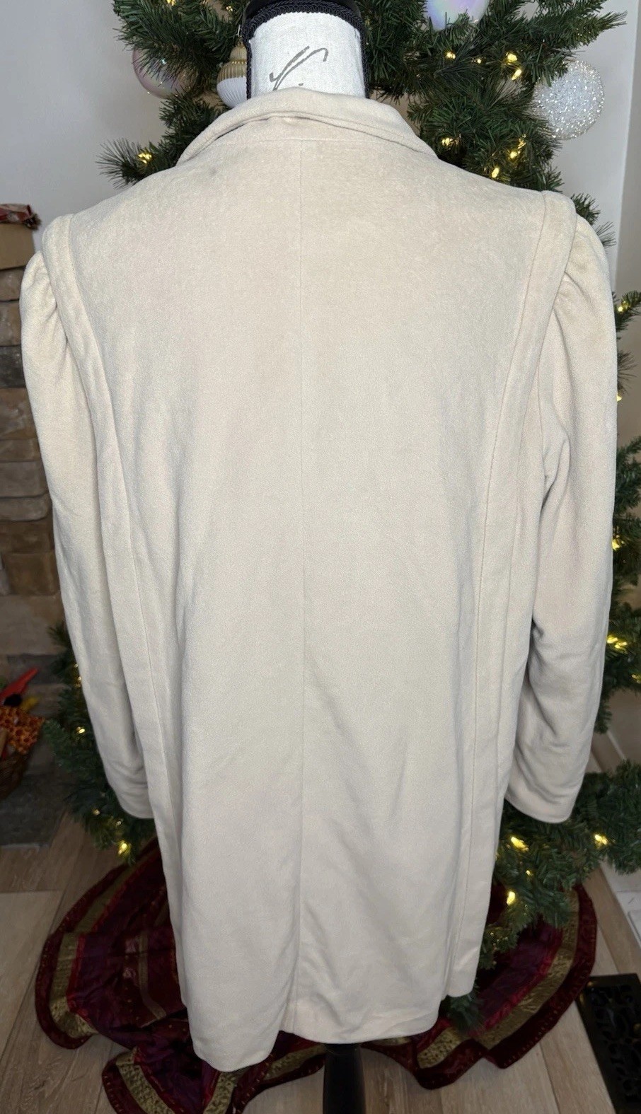 Vintage Kashmiracle Cashmere Coat Beige USA Made Wellington Fashions