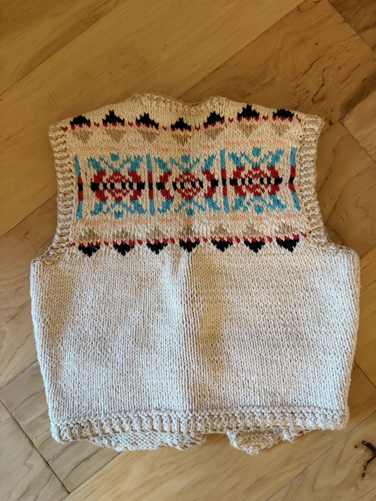Vintage 1980’s Ralph Lauren, hand knitted in Great Britain, 100% cotton