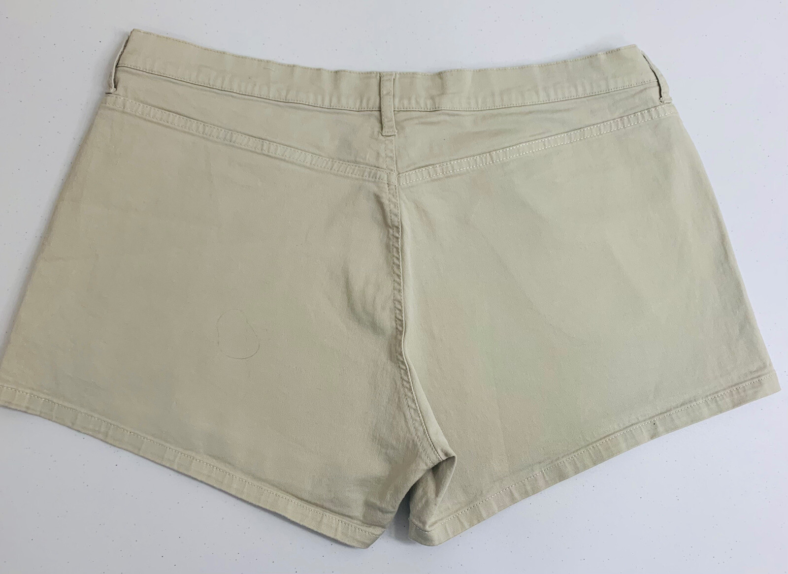 Vintage SO GSJC Hiphugger Shorts Khaki Size 13
