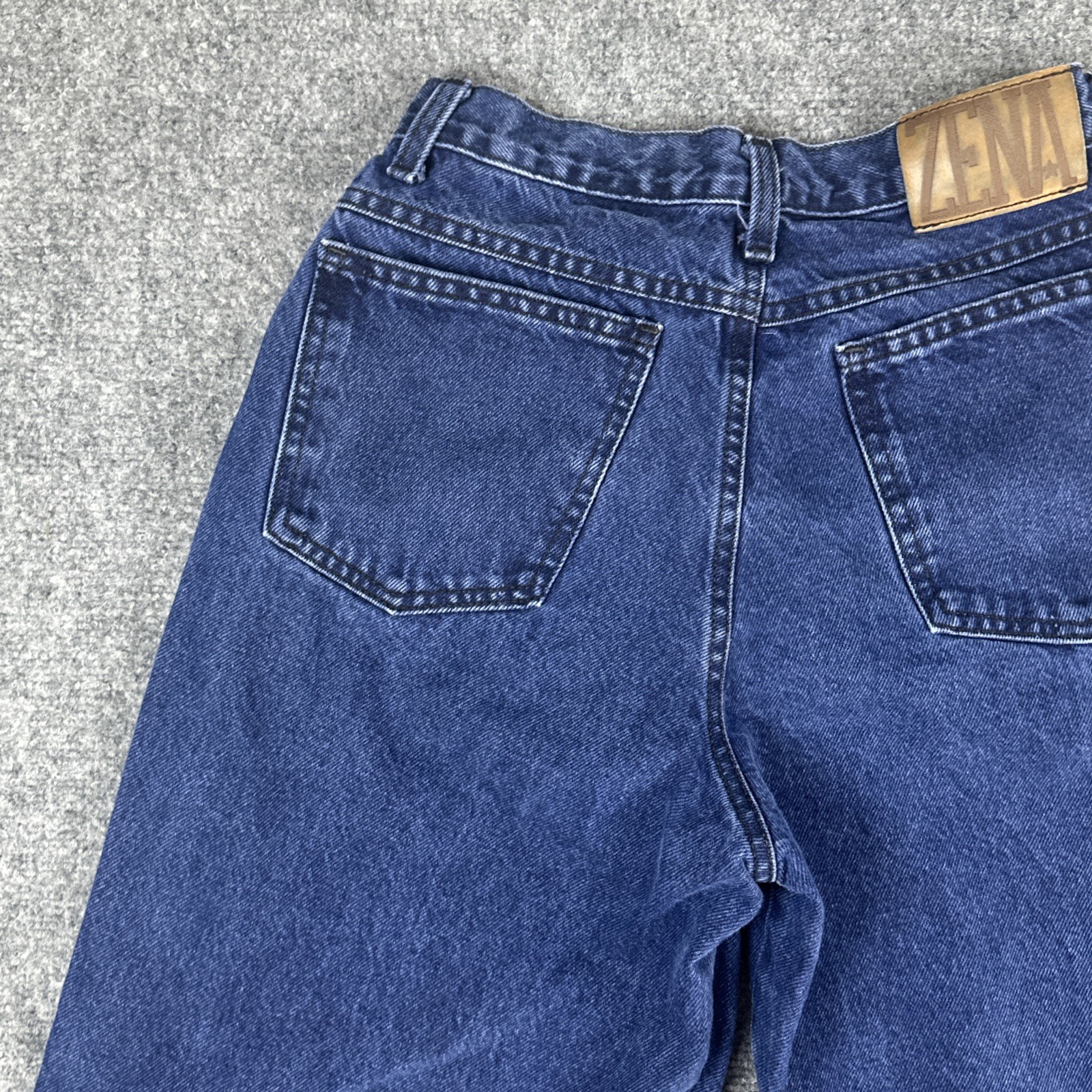 Zena Jeans Denim 80’s Western Style Jeans Junior’s 9 High Rise Tapered Vintage
