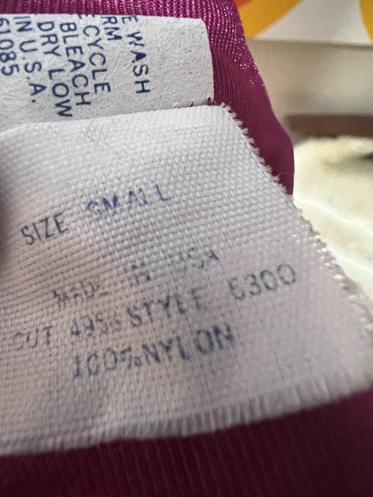 Vtg Olga Style Undercover Wear Magenta Pink Full Sweep Silky Nylon Gown S USA
