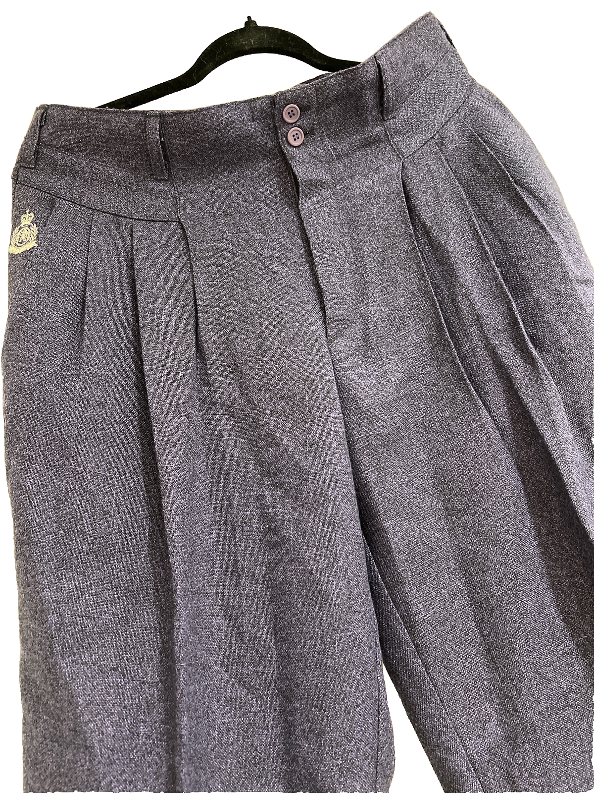 JNCO Vintage pants 33 Womens high Rise Purple baggy Taper Ankle Rare