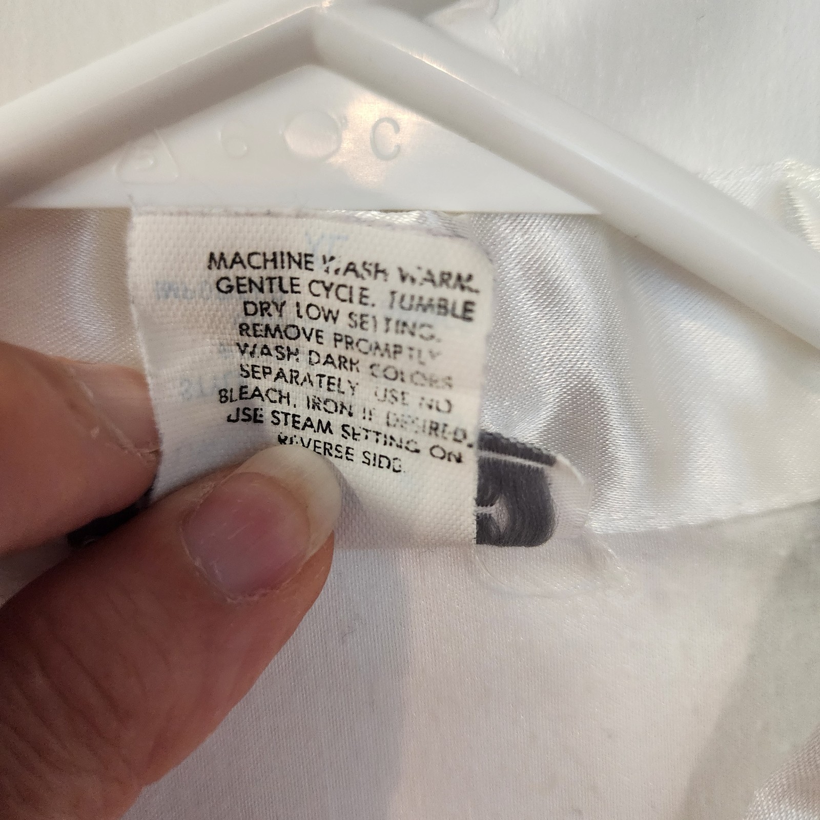 Appel Sleepwear Sz XL White Satin Night Gown Lace Neckline Button