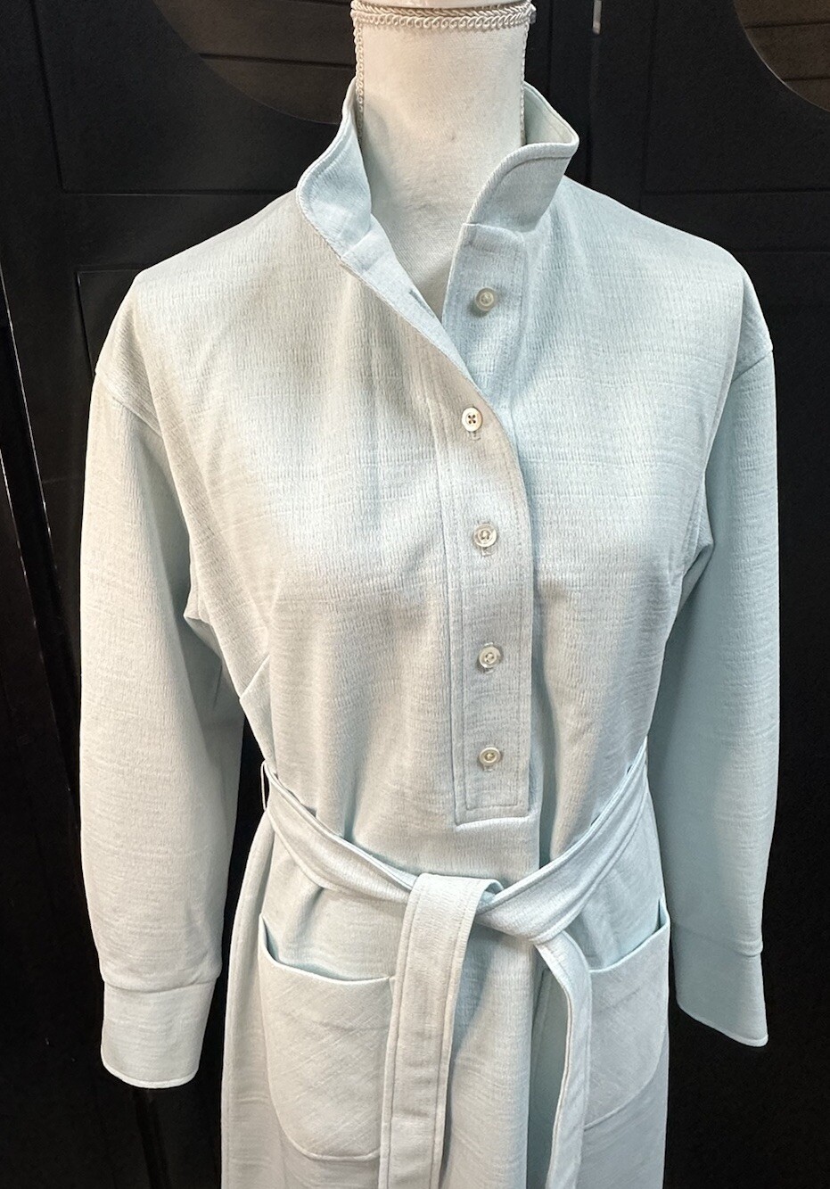 Vtg 1960s Nardis of Dallas Polyester Double Knit Dress Shift Dress Mod Size 12