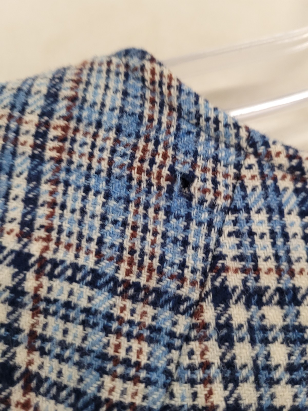 LOT OF 2 VINTAGE PENDLETON WOOL DRESSES BELTED SLEEVELESS HOUNDSTOOTH & PLAID