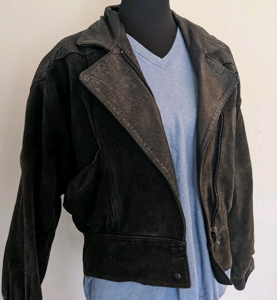 Vintage Wilson’s Suede & Leather Coat – Small – Style #56105