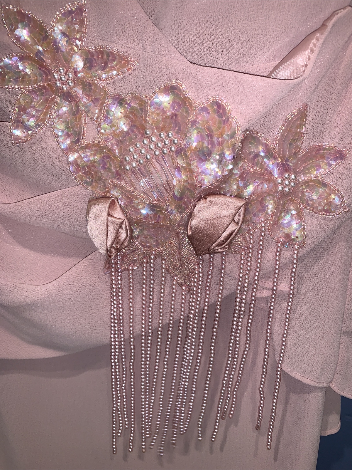 Womens 9/10 Vintage Skirt Suit, Bling Glam Rock Pearls 1960 “Street Ten Petites”