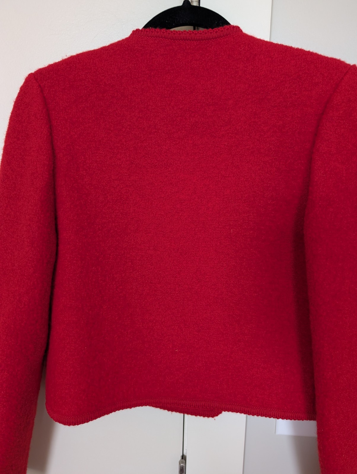 Brooks Brothers Red Wool Vintage Cropped Blazer 8 Quiet Luxury Old Money