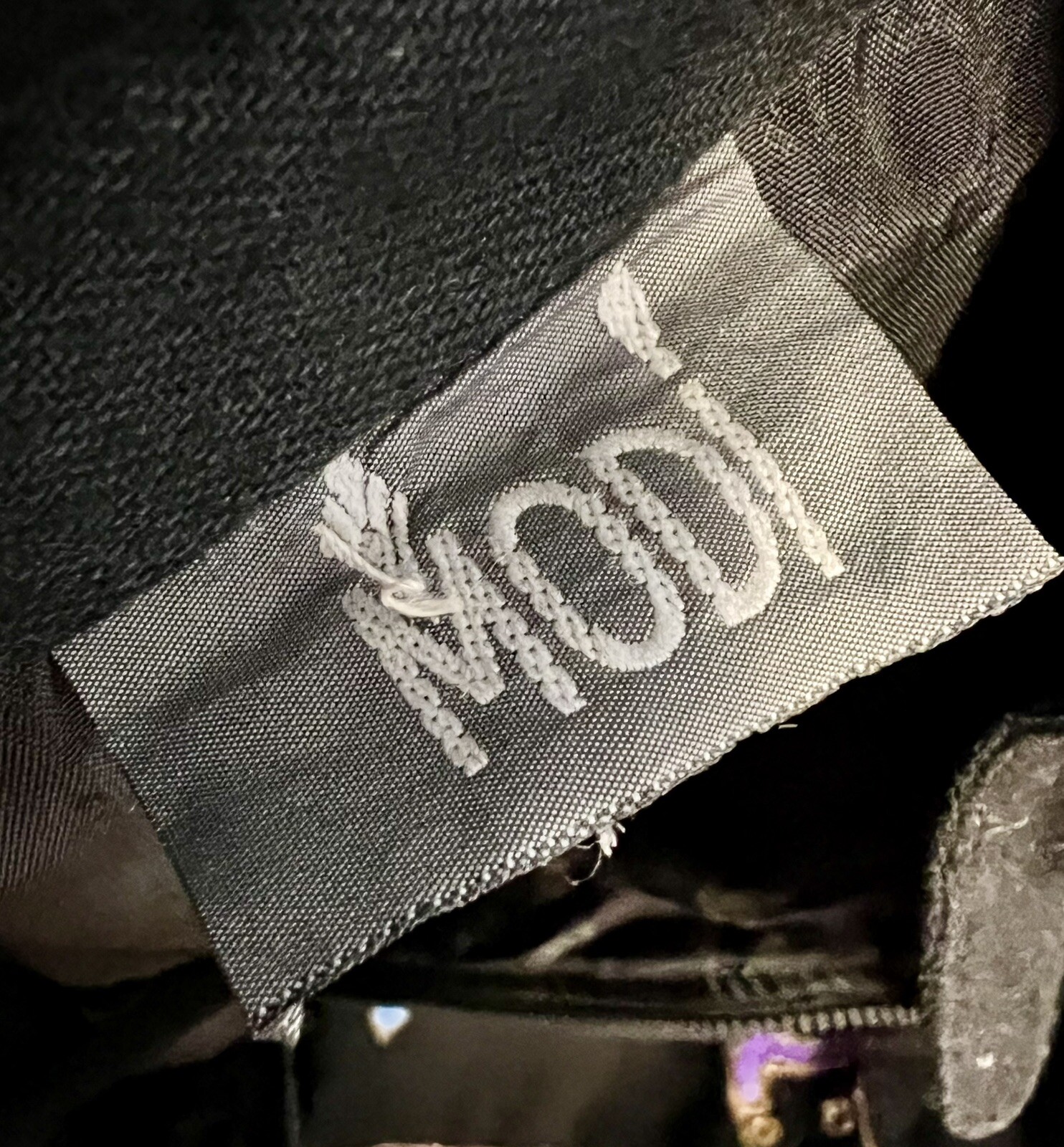 VTG 80’s MODI DENIM – US POSTAGE- Sequin Embellished Bomber Jacket Size 10/12