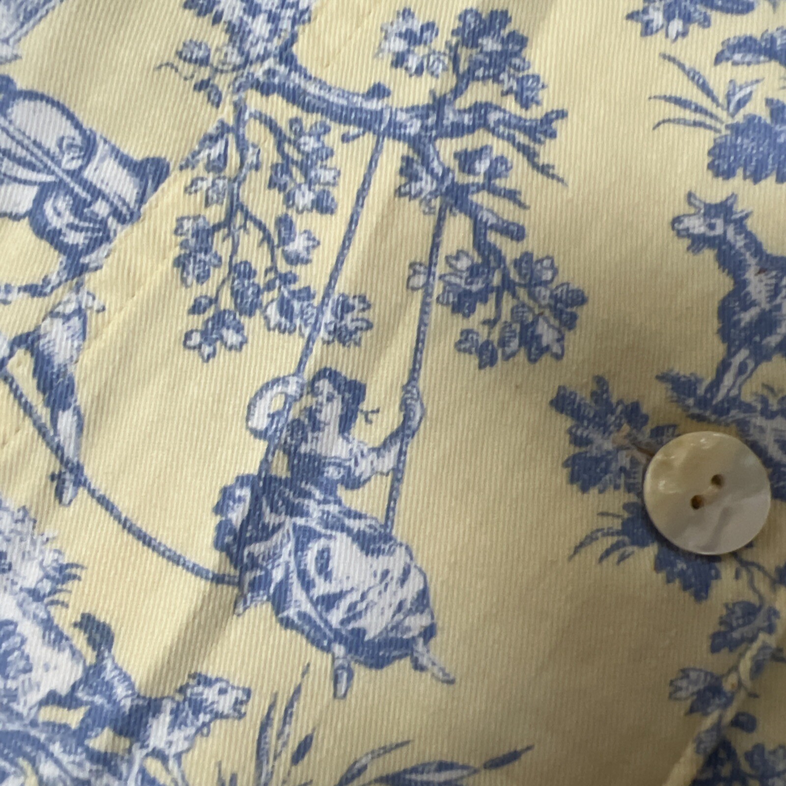 Vtg Gotcha Covered USA Womens Cowboy Novelty Print Shirt S/M Western Blazer