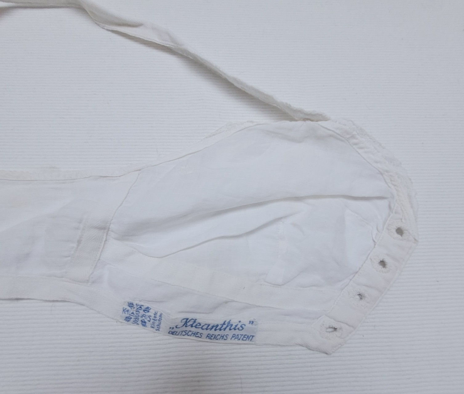 Rare German Cotton Bra „Kleanthis” Label Deutsches Reichs Patent 1910 1920