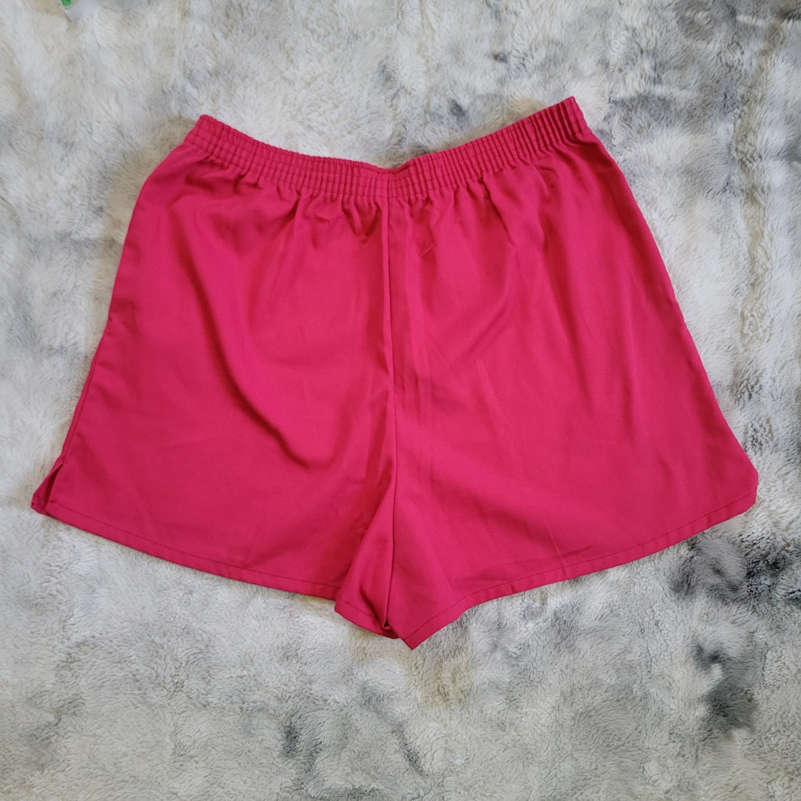 VTG 80s Hampton East Pink Athletic Shorts Size 18 WAIST 29.75 IN. Made In USA