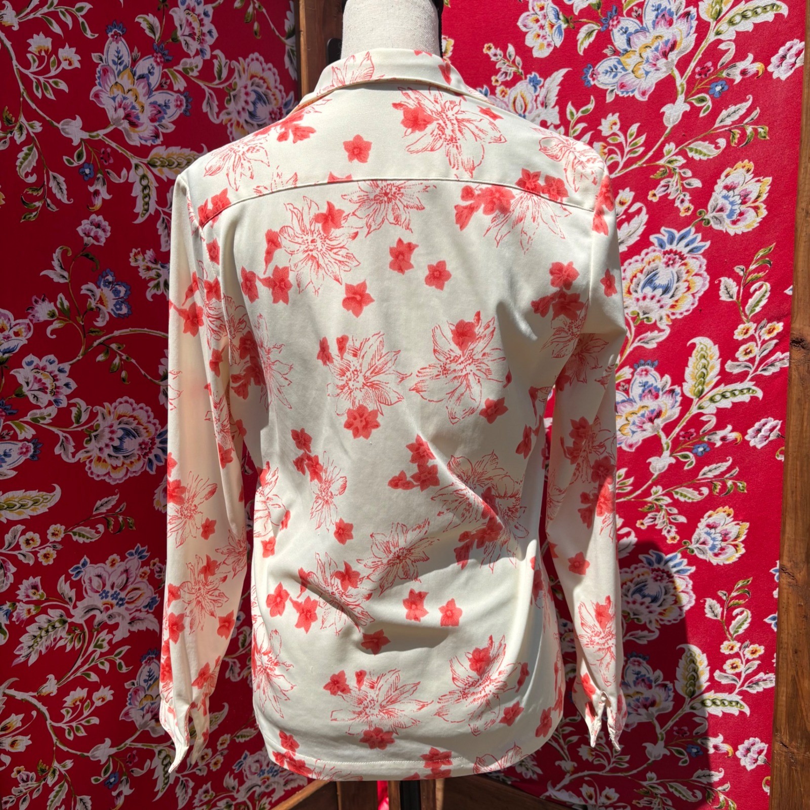 Vintage Floral Western Prairie Floral Button Down Women’s Size M-L