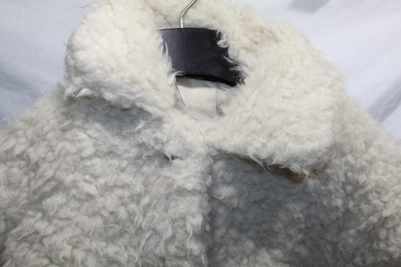 1970s Mongolian Curly Lamb Shearling Fur Coat, XS 4-6