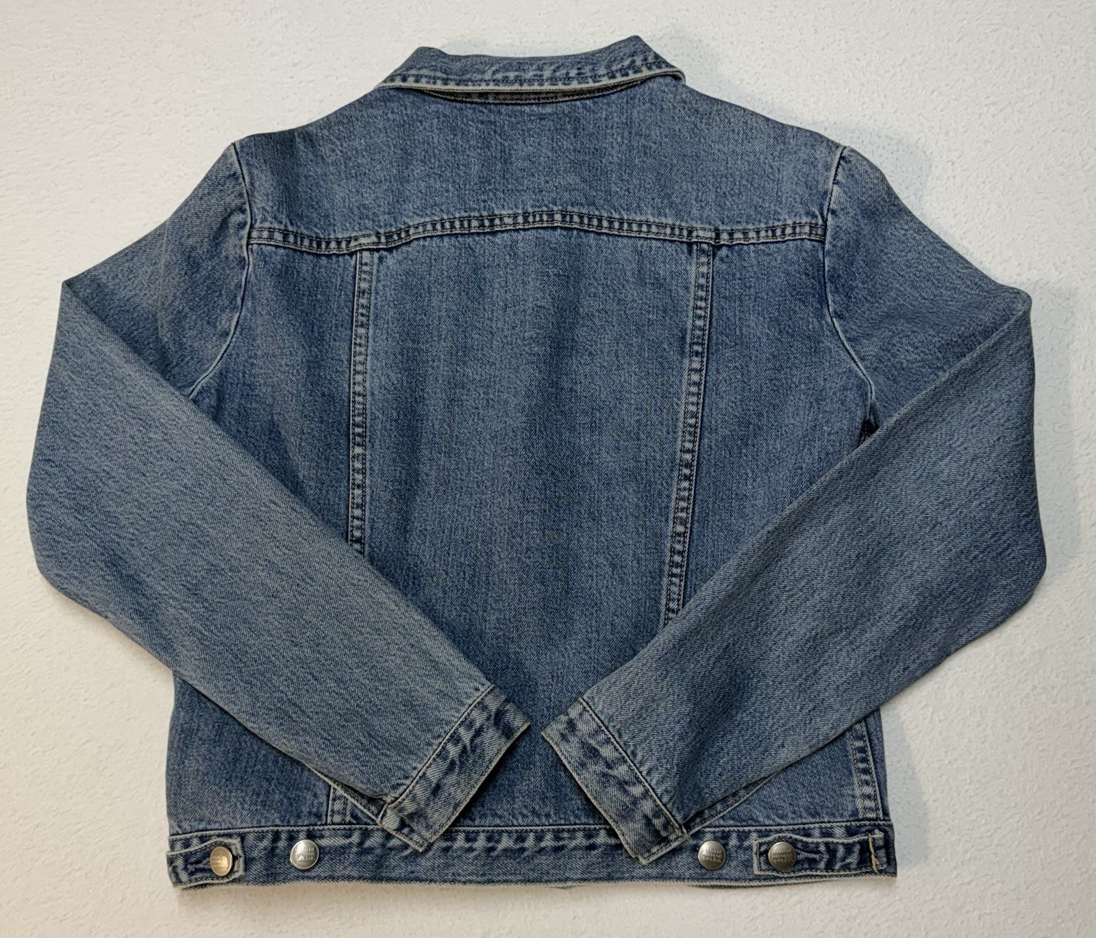 Vintage 90s Marithe Francois Girbaud Jean Denim Trucker Jacket Sz M Chest 39 EUC