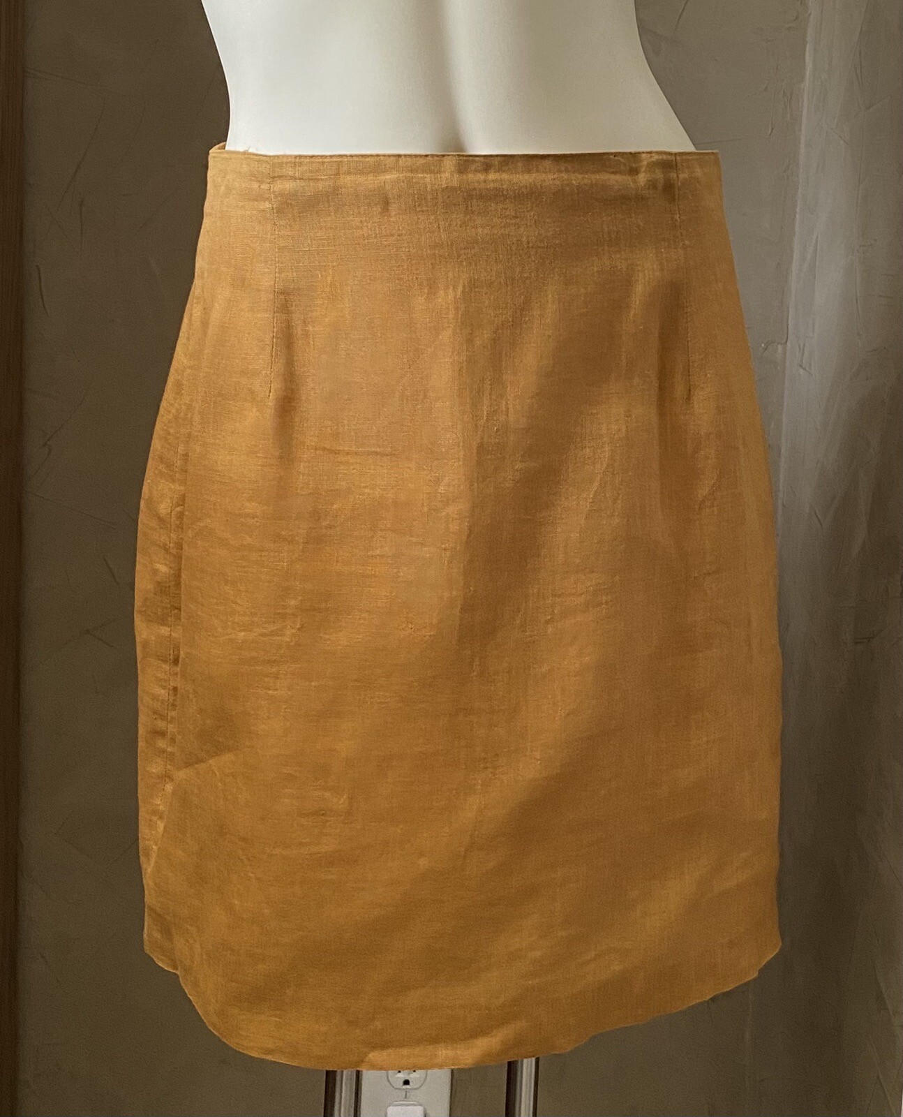 Vintage Nina K Linen Two Piece Skirt Suit Label Size 8 See Measurements