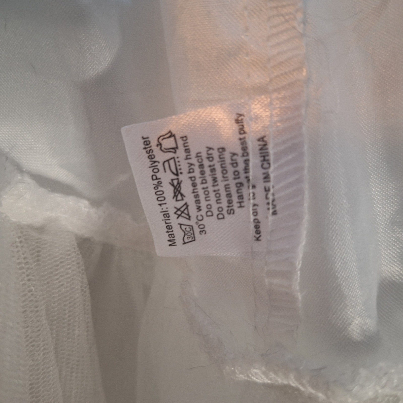 Shimaly White Tulle Petticoat Crinoline Underskirt Elastic Waist Puffy