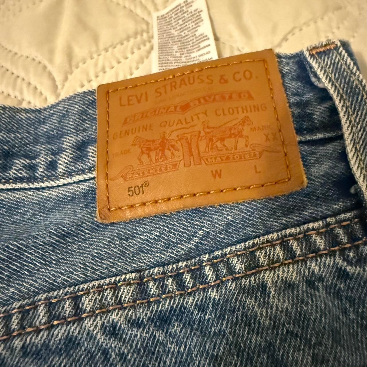 Vintage 501 Levi Cut Off Shorts Premium Distressed Size W34