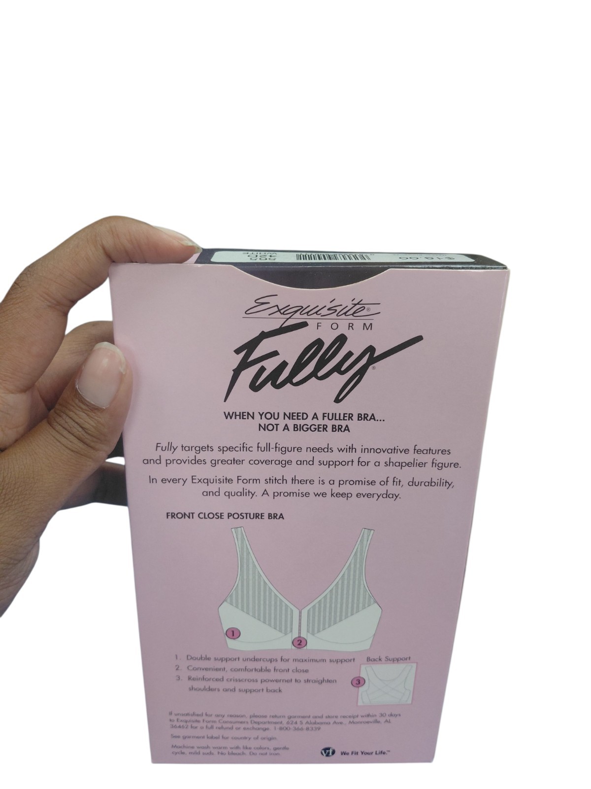 Vintage Exquisite Form Bra Size 42D