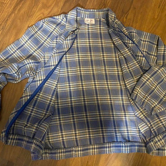 Vintage light weight plaid jacket