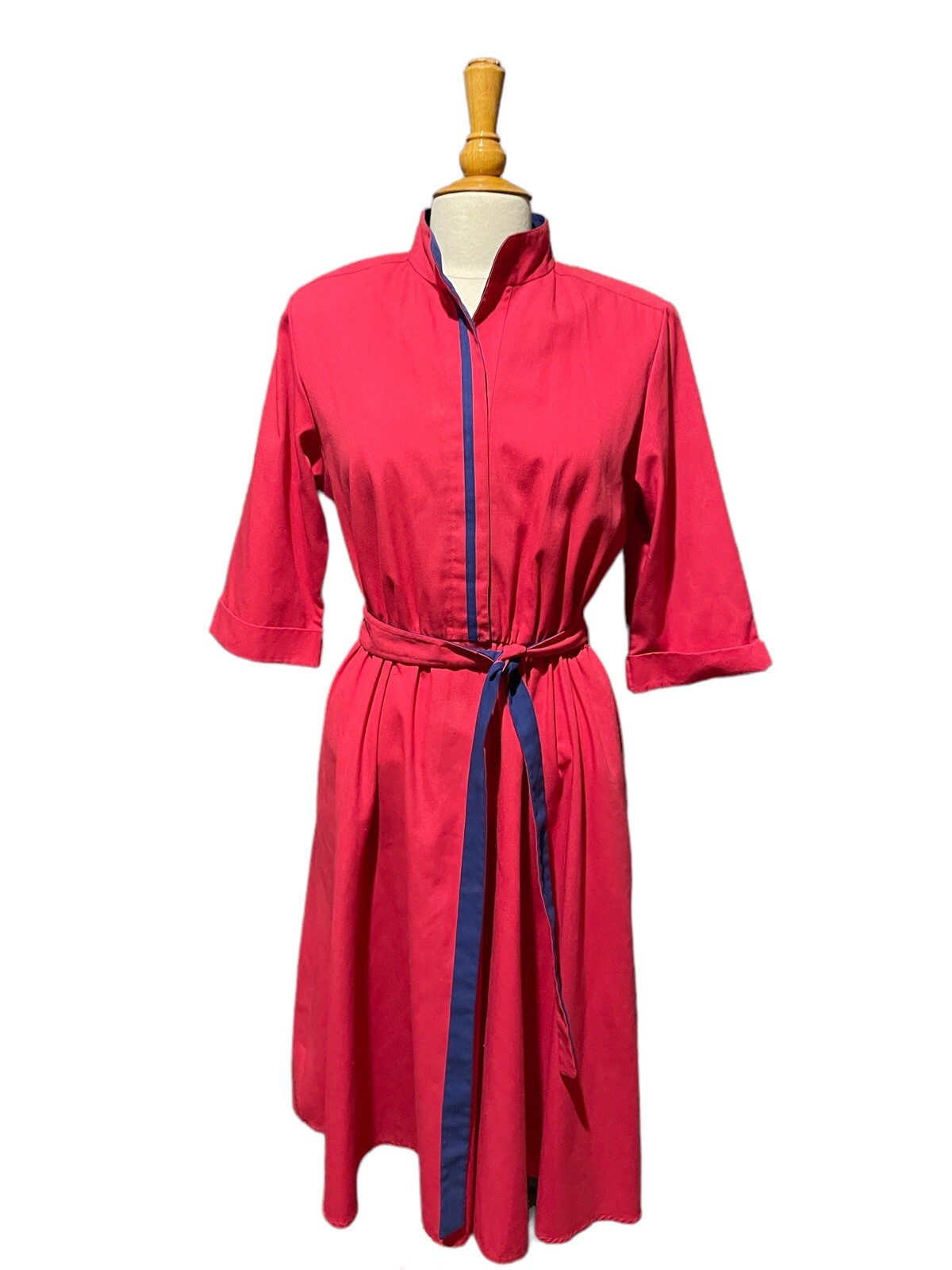 Vintage Womens Dress Willi Of California Made in USA Pink Size 12 Cotton Blend