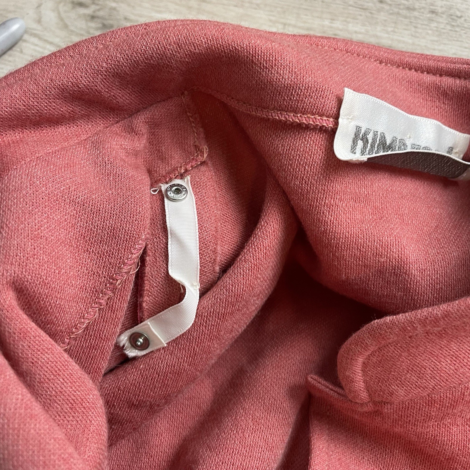 Vintage Women’s Kleinert’s duster-style housecoat Size 3 Muted Coral Pink