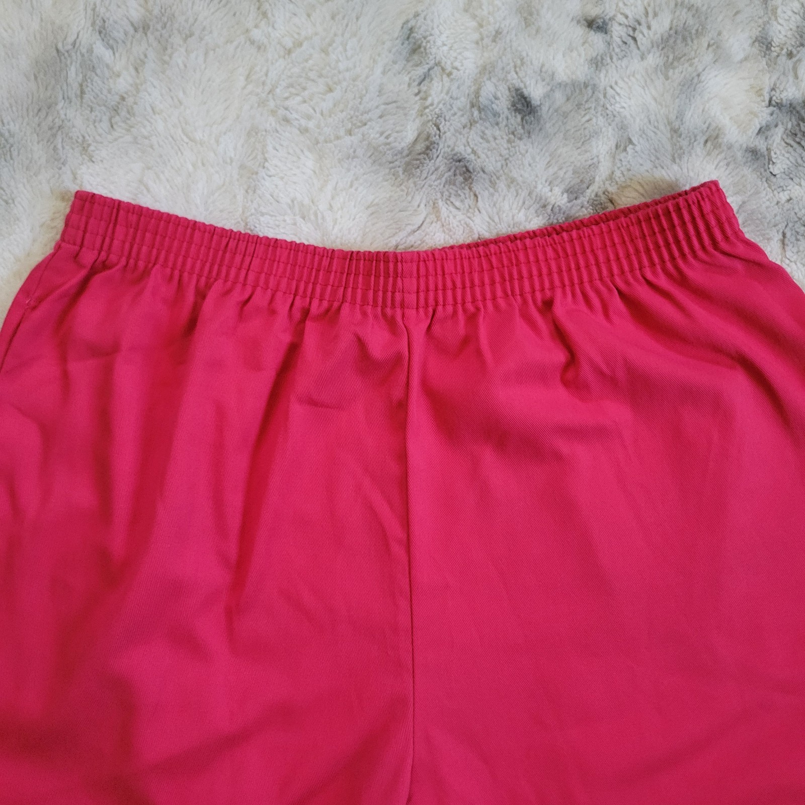 VTG 80s Hampton East Pink Athletic Shorts Size 18 WAIST 29.75 IN. Made In USA