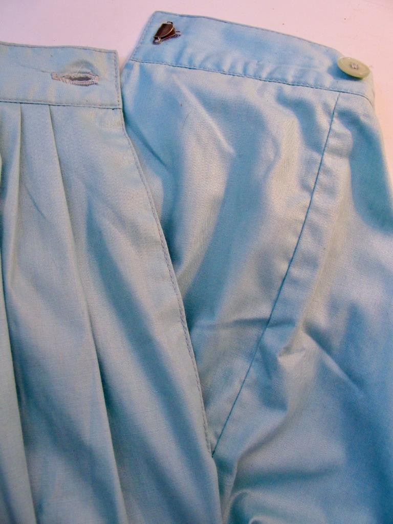 Vintage 80s Salaminder Kansas City Southwestern 2Pc Dress Top Skirt XXS Applique