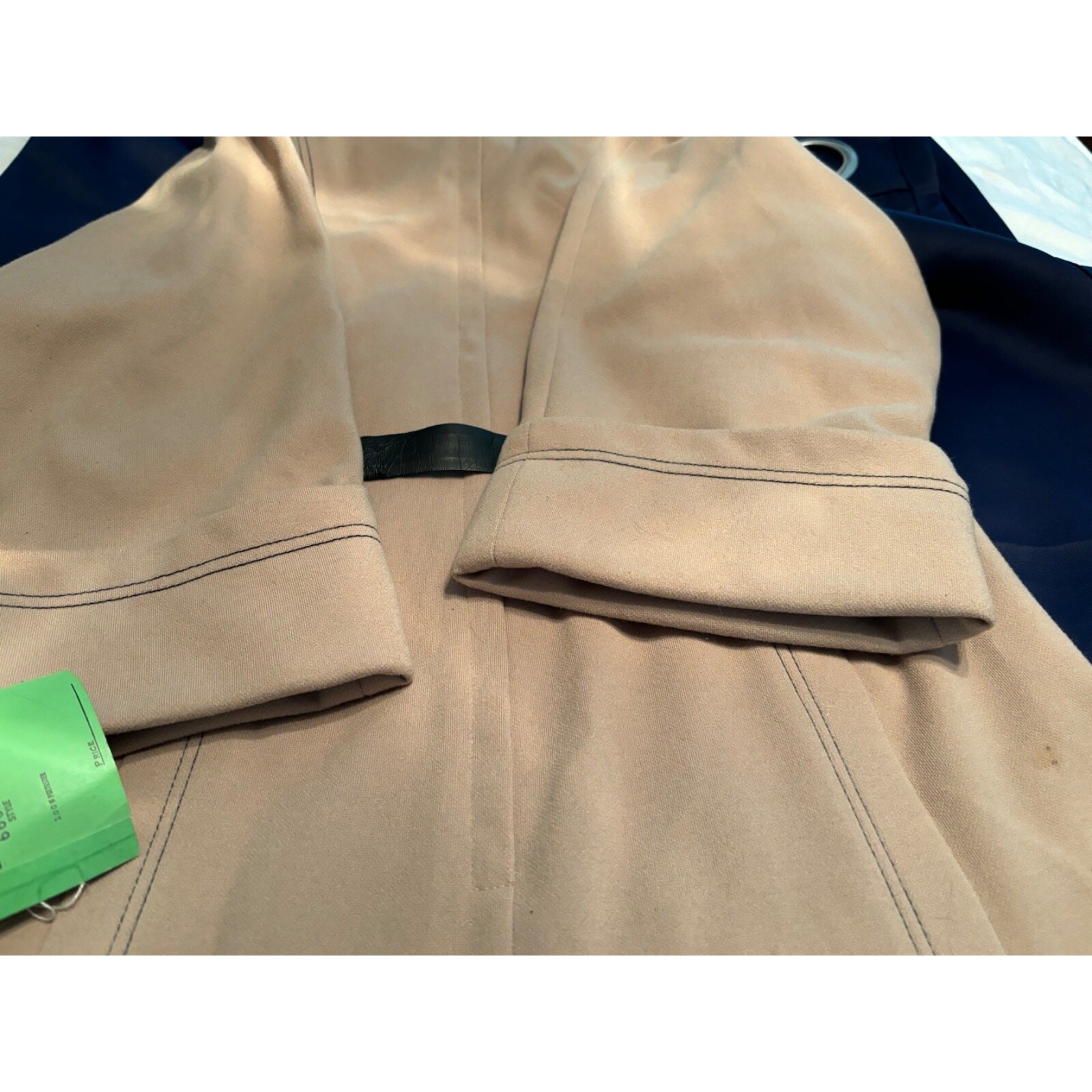NWT Nardis of Dallas Beige 3/4 Sleeve Dress Size 10 Vintage Orig $100