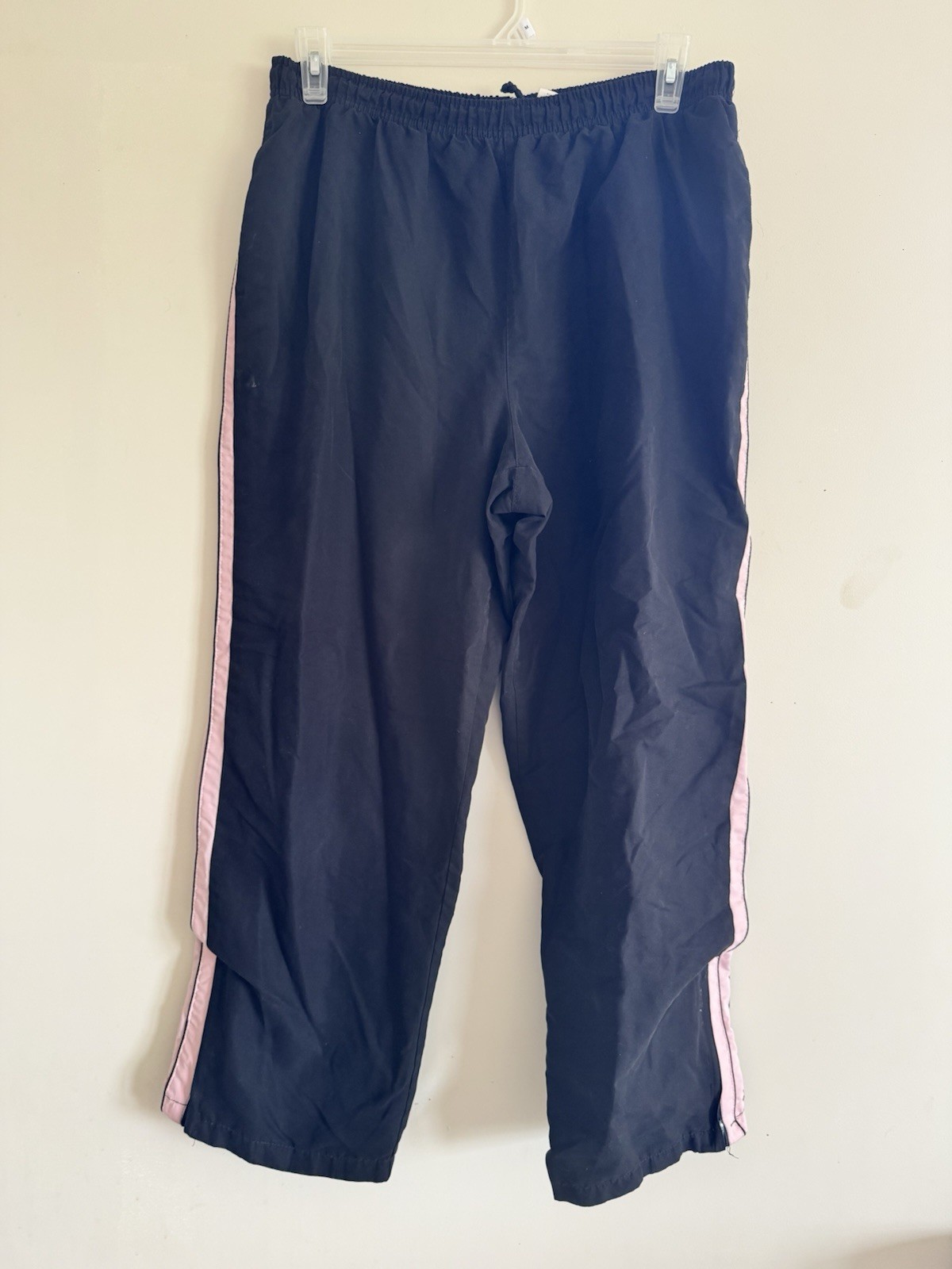 Vintage 90s Track Suit Pants Ankle Zip Stiped Studio Works Xl