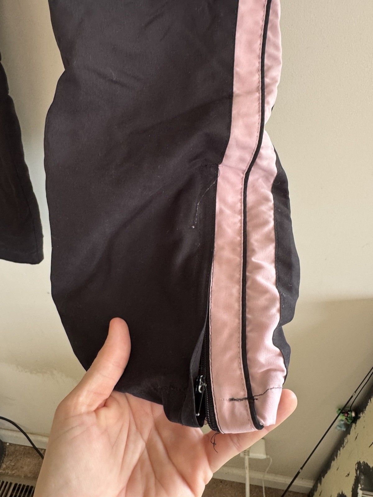 Vintage 90s Track Suit Pants Ankle Zip Stiped Studio Works Xl