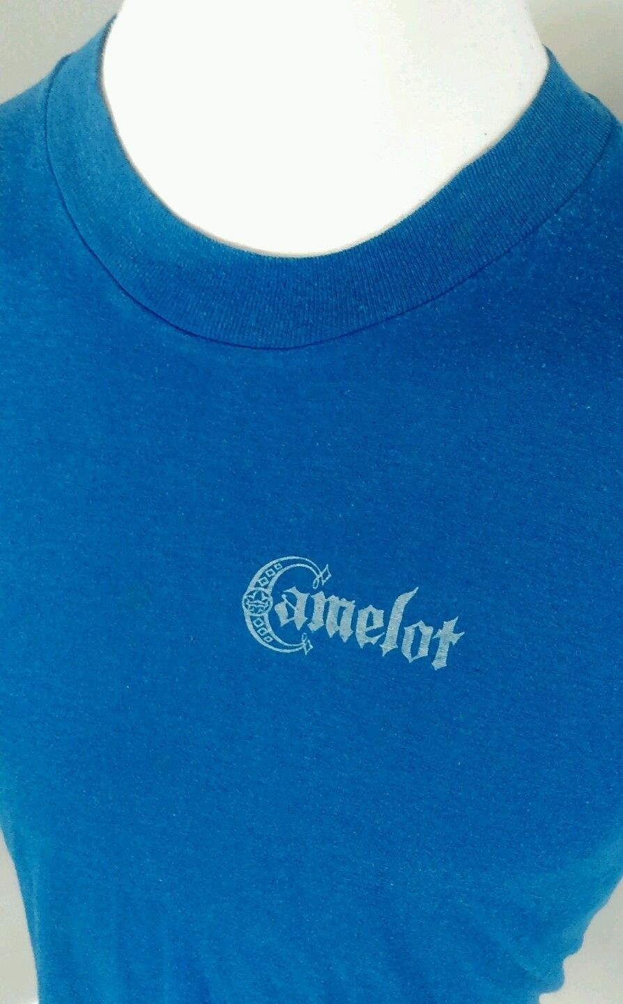 Vintage 70s 80s Camelot Thin Devknit T Shirt Game Movie Castle Knights M/L