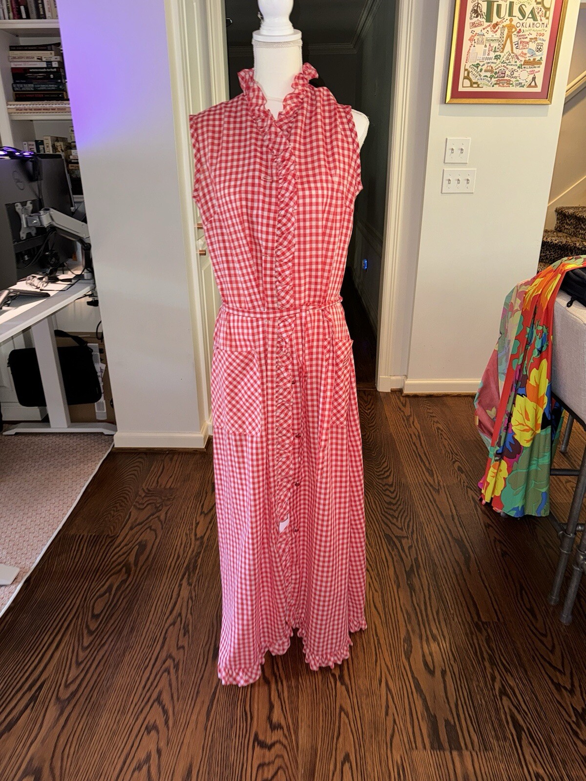 Vintage LOUNGE CRAFT original Med. Day Dress /Duster