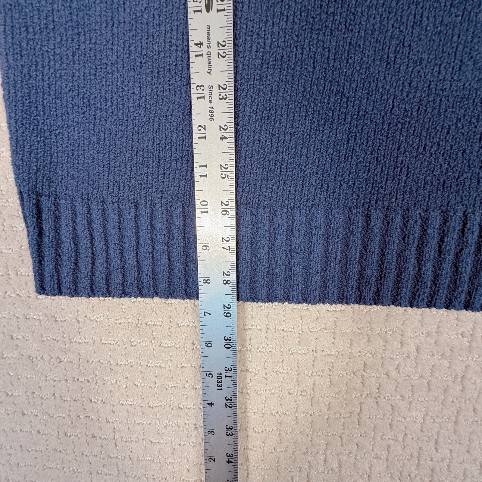 Vintage Clifford & Wills CW Blue Terry Tunic Sweater Sz Large New In Packaging