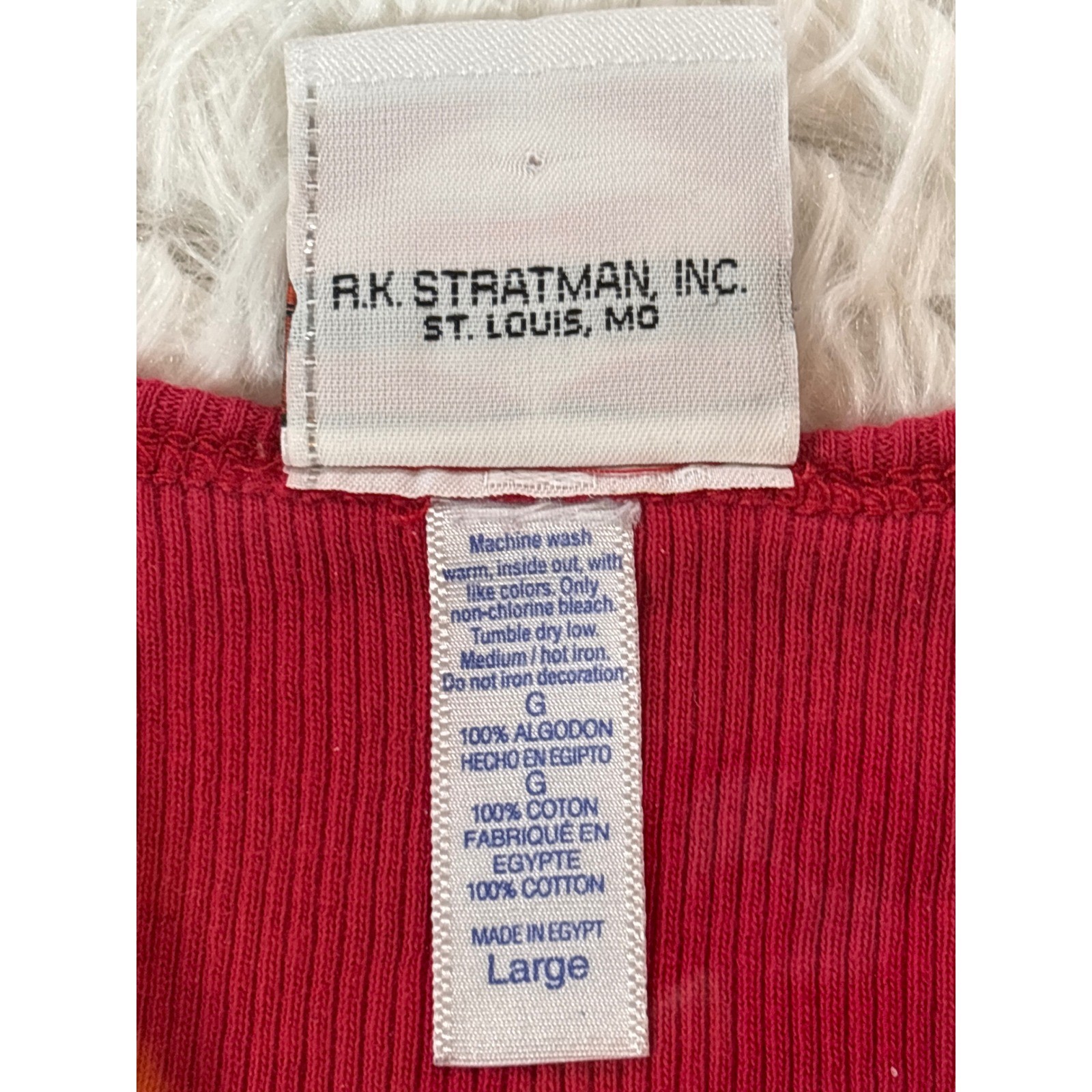 Vintage Harley-Davidson Sturgis Ribbed Tank Top Red RK Stratman Y2K Large
