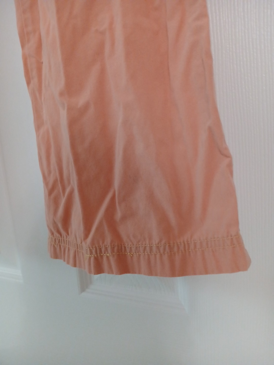 Zena Jeans Women’s Vintage Size 12 100% Cotton Peach Colored Cropped Pants With