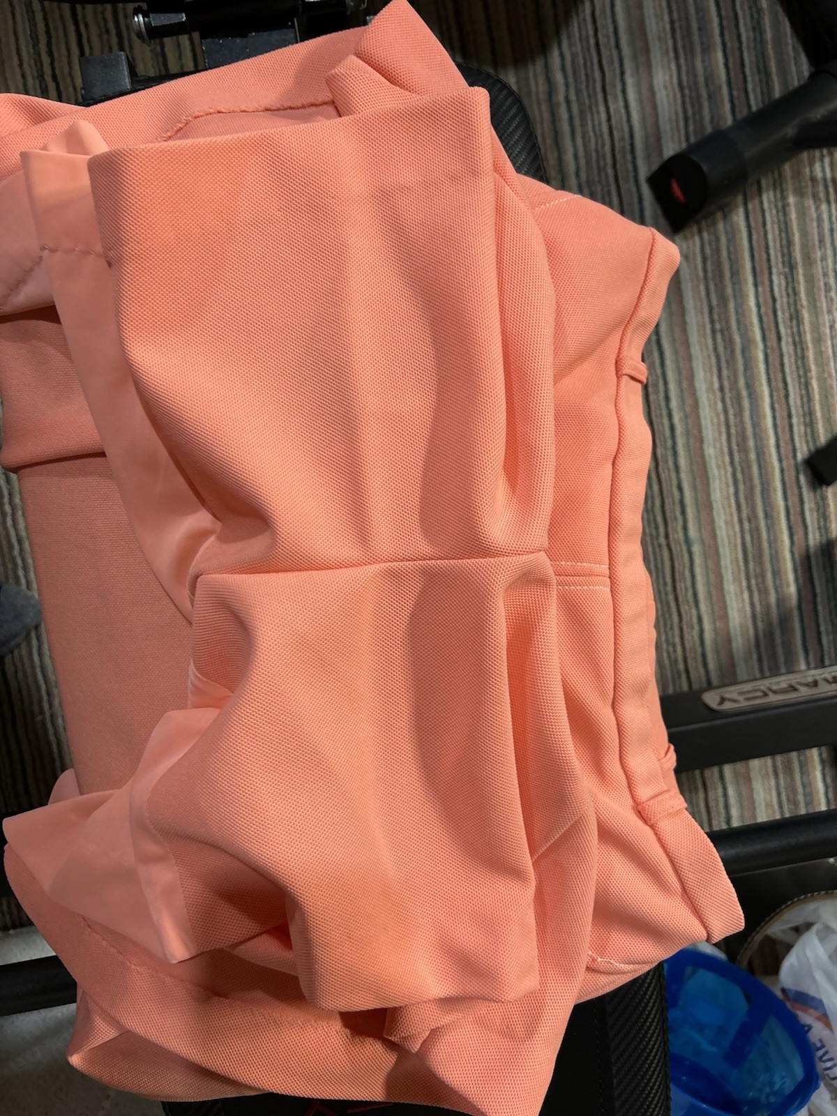 Vintage 1960’s Coral A-Line Skort Pockets No Size See Measurements Belt Loops