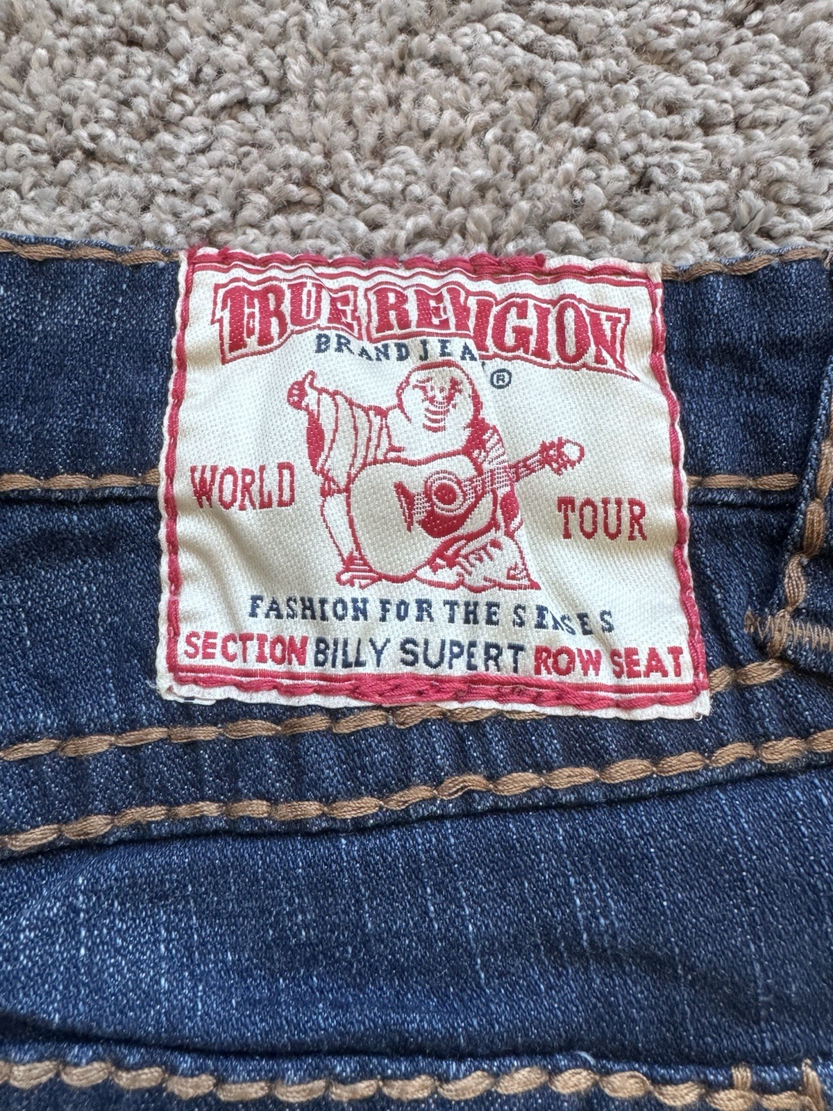 True Religion Women’s Billy Big T skinny Jeans 245030MBTE USA Y2K Vintage