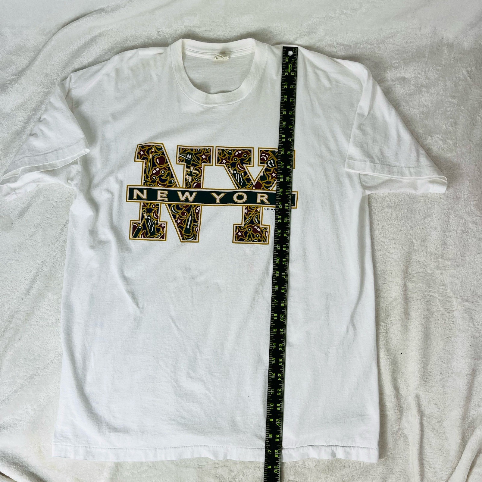 Vintage 90s NYC NY New York City Sz XL Single Stitch 1995 T Shirt Graphic Tee
