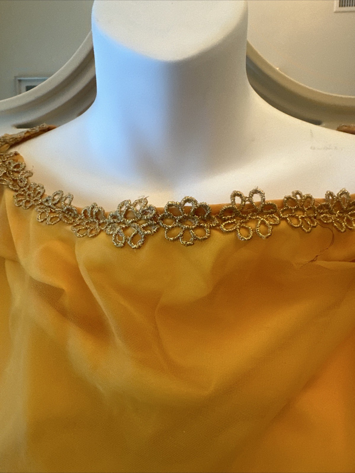 Glydons Hollywood 50s Apricot One Piece Harem Pants & Overlay Lounging Outfit M