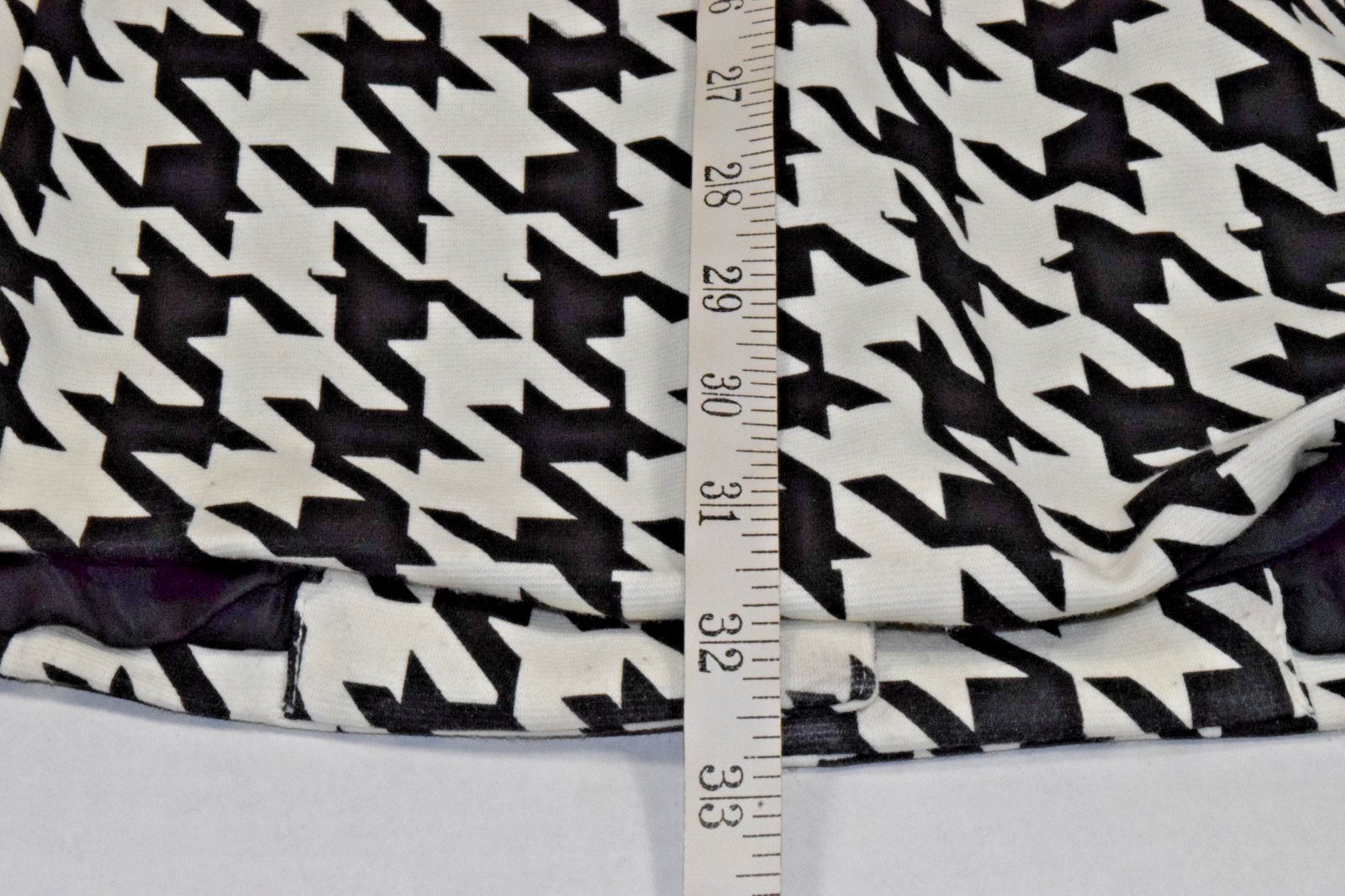 Vintage Susan Bristol Coat Size L Y2K Black White Houndstooth Large Button Lined
