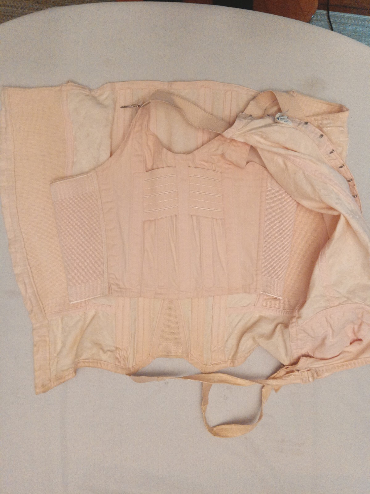 1940s 1950s Vintage Shape wear Girdle And Courset, Pink Floral Undergarments
