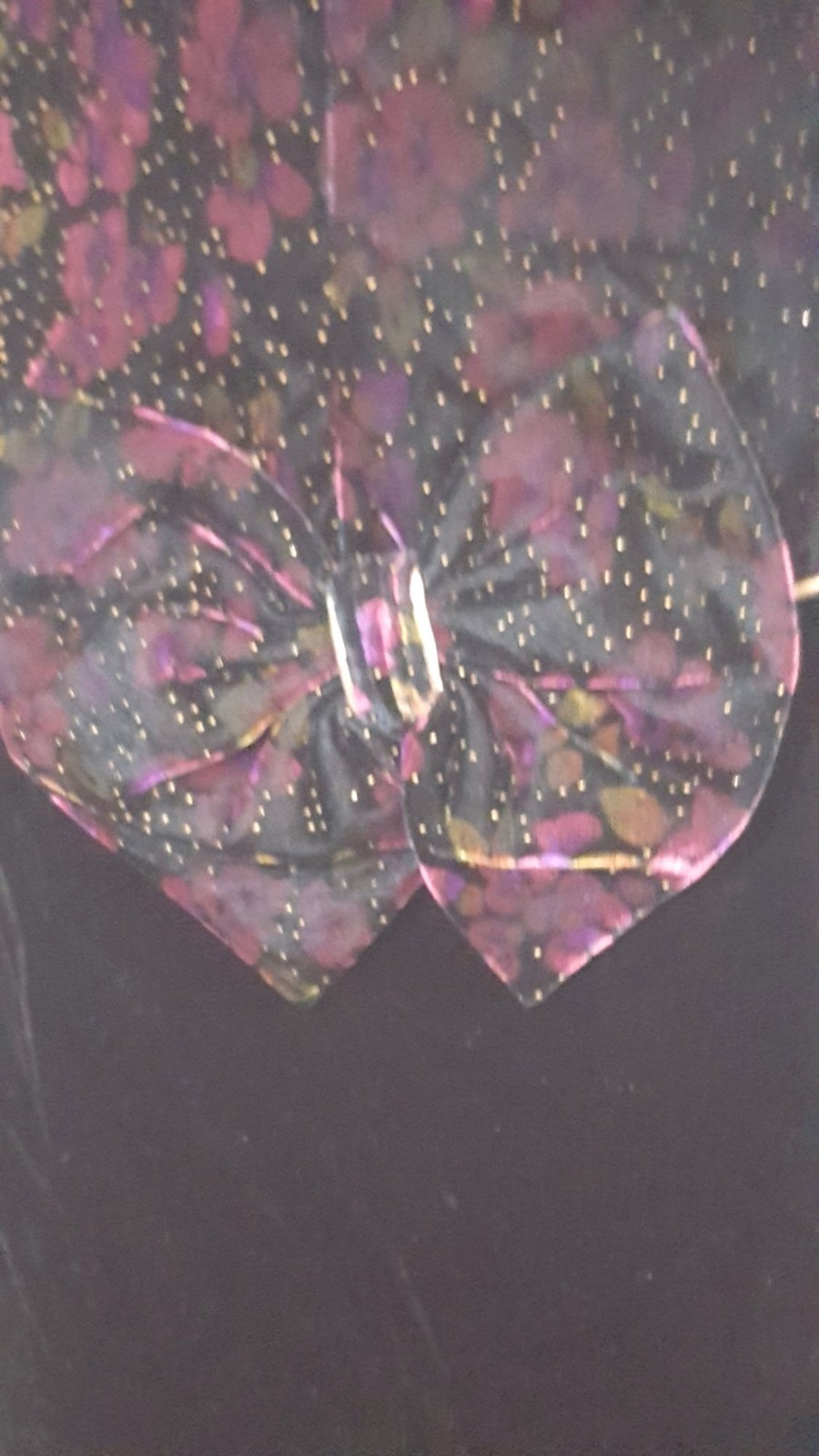 Vintage 80s dress velvet beaded Lisa Michael’s petite 8 floral strong shoulder