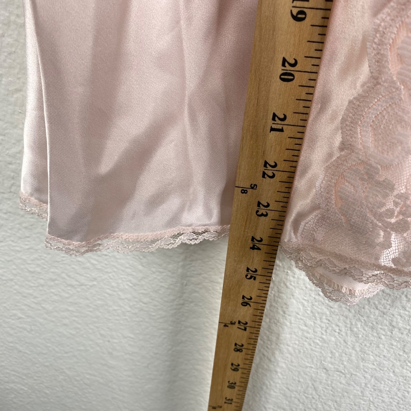 Vintage Maidenform Chantilly Camisole Sz 34 And Slip Sz M Set Pink Lace Dainty